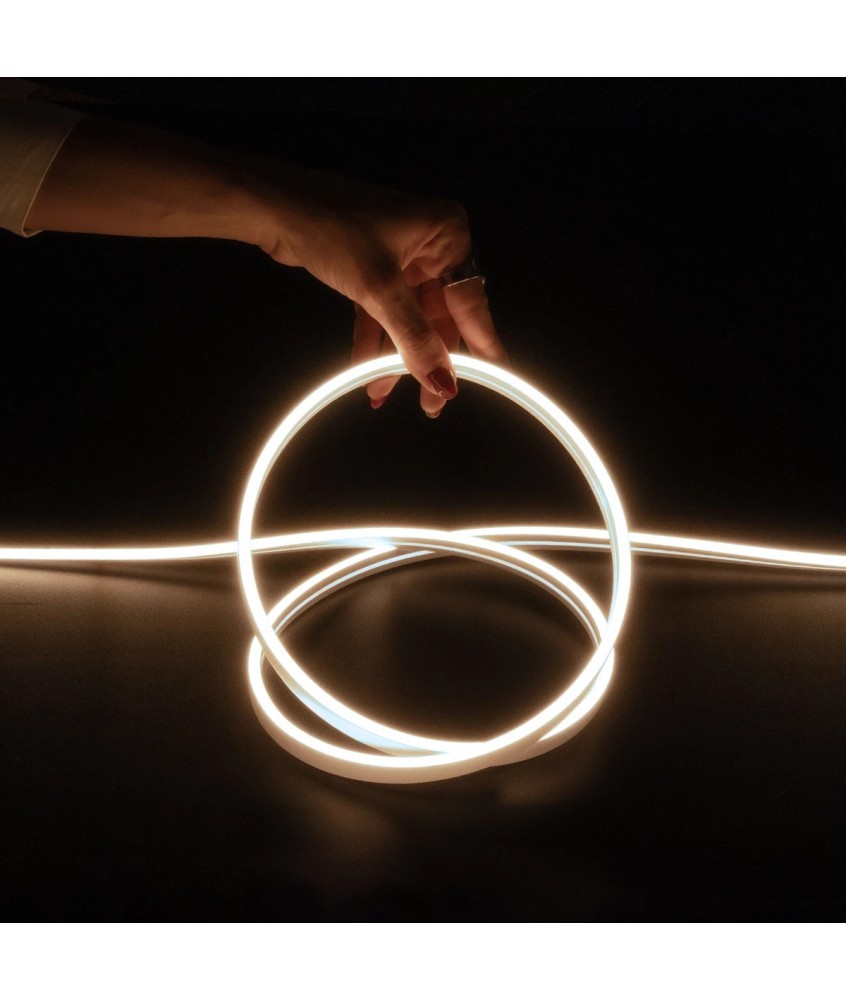 kelvo® NEONPRO KLV-101-0060 Ταινία Neon Flex LED 10W-m 1250lm-m 120° DC 24V Αδιάβροχο IP65 120 x SMD2835 Chip-m Φυσικό Λευκό 4500K Dimmable - Lumileds SMD Chip - Μ100 x Π0.6 x Υ1.2cm - 6 Χρόνια Εγγύηση